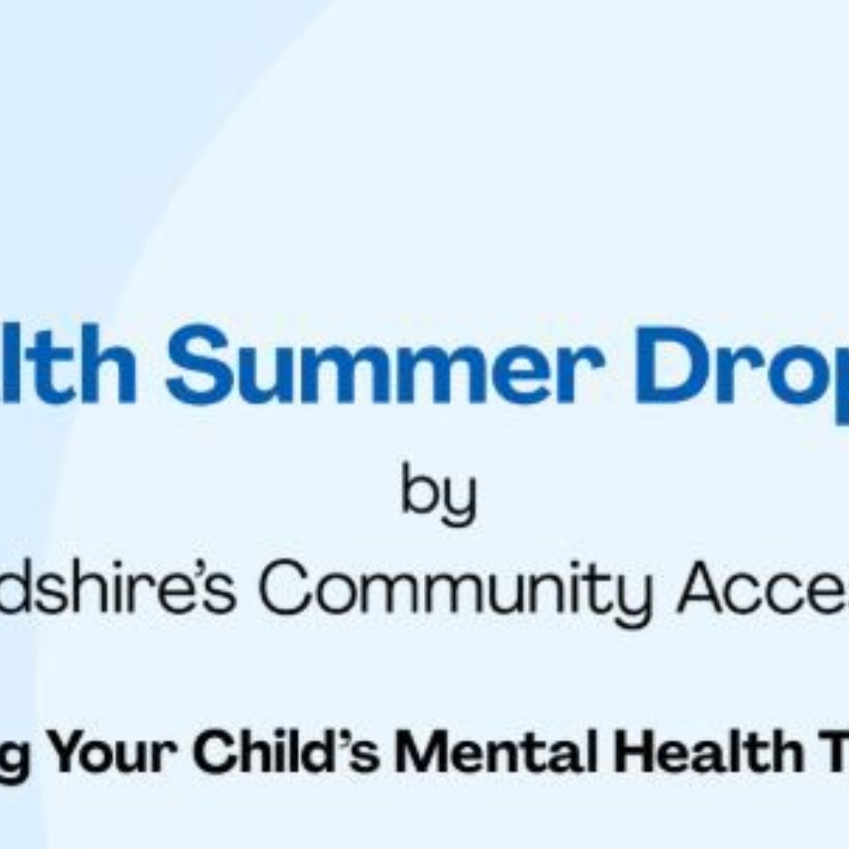 Thornhill Primary School - Mental Health Summer Drop-In Service